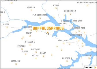 map of Buffalo Springs