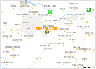 map of Buffalo View