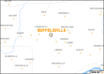 map of Buffaloville