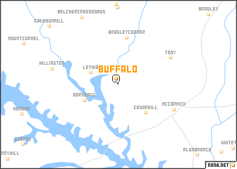 map of Buffalo