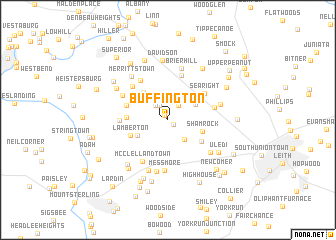map of Buffington