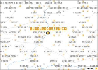 map of Bugaj Radoszewicki