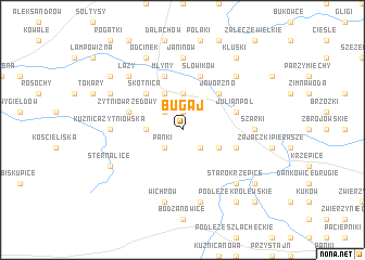 map of Bugaj