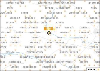 map of Bugaj