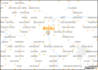 map of Bugaj