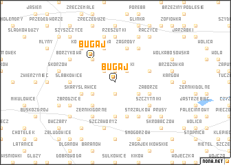 map of Bugaj