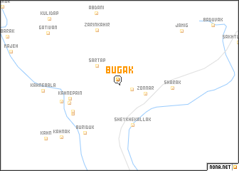 map of Būgak