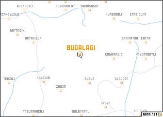 map of Buğalağı