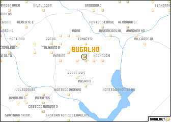 map of Bugalho