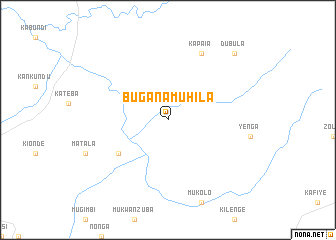 map of Bugana Muhila