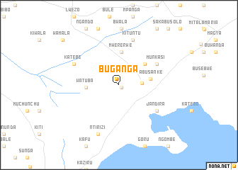 map of Buganga