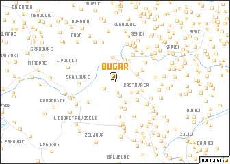 map of Bugar