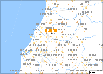 map of Bugas