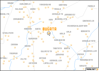 map of Bugata