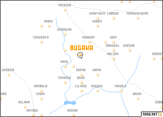 map of Bugawa