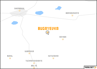 map of Bugayevka