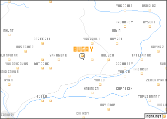 map of Buğay