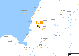 map of Buga
