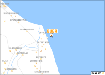 map of Buga