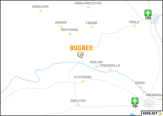 map of Bugbee