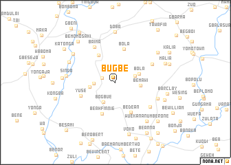 map of Bugbe