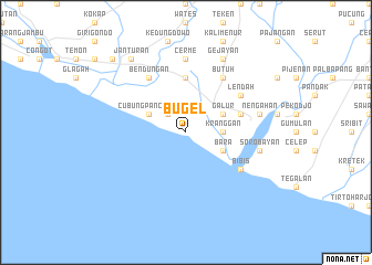map of Bugel
