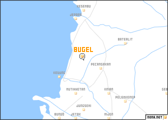 map of Bugel