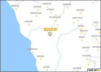map of Bugeni