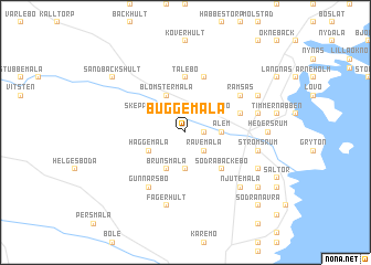 map of Buggemåla