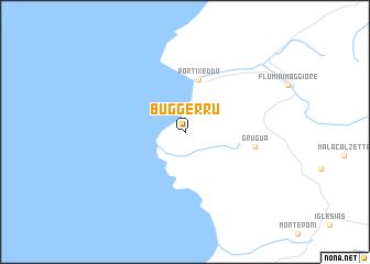 map of Buggerru