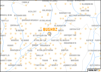 map of Būghāz