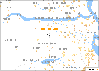 map of Bughlāni