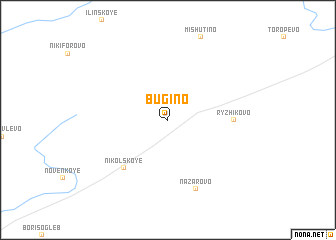 map of Bugino