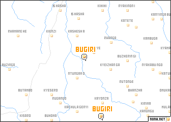 Bugiri (Uganda) map - nona.net