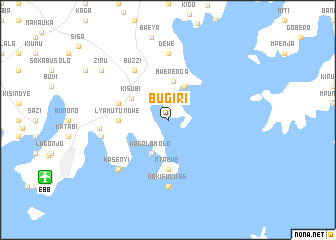 map of Bugiri