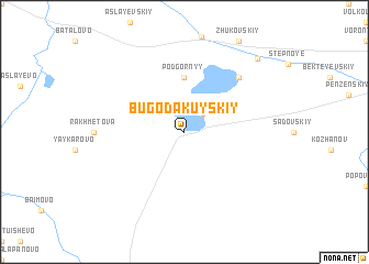 map of Bugodak-Uyskiy