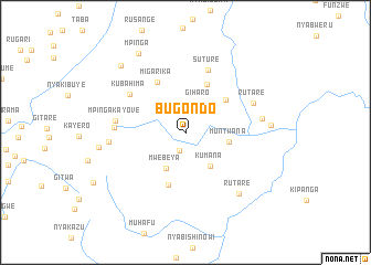 map of Bugondo