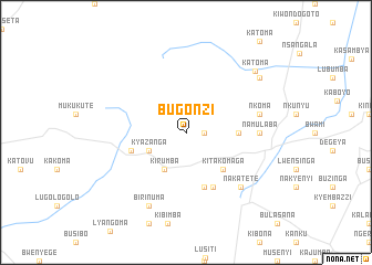 map of Bugonzi