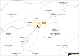 map of Bugotak