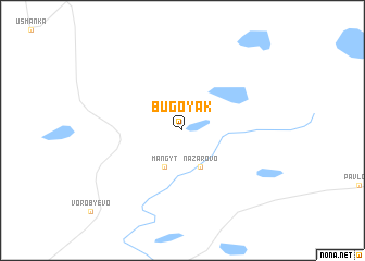 map of Bugoyak