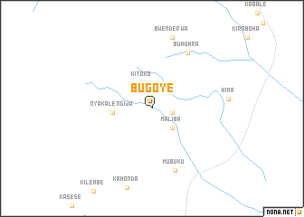 map of Bugoye