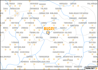 map of Bugri