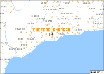 map of Bugtong Lamangan