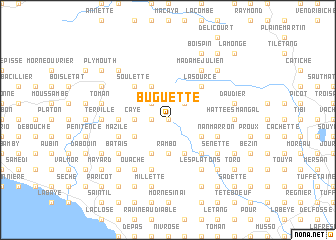 map of Buguette