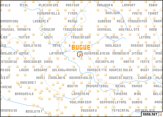 map of Bugue