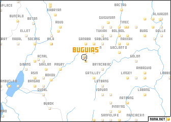 map of Buguias