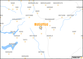 map of Bugundu