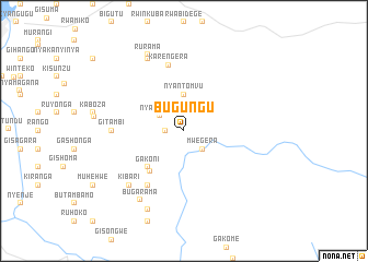 map of Bugungu