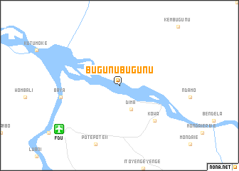 map of Bugunu Bugunu
