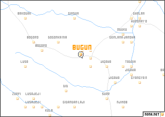 map of Bugun